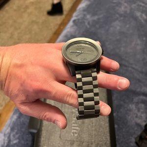 Nixon Gunmetal watch